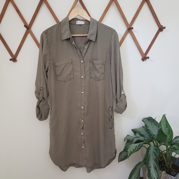 Altar'd State Tops - Altar'd State Button Up Tunic/Shirt Dress - L